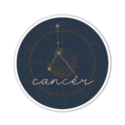Cancer Constellation Vinyl Sticker Auto Car Truck Wall Laptop | Sticker | 4" Wide