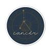 Cancer Constellation Vinyl Sticker Auto Car Truck Wall Laptop | Sticker | 4" Wide view 1