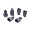 100 Pack RJ45 Cat5e Cat6 Ethernet Network Cable Boot Cover, Strain Relief Connector Protection, PVC Soft Plastic (Grey) view 2