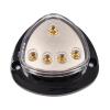 4 Way Power Distribution Block 1Guage Input 4Guage Output Ground Distributor Connecting Car Audio Splitter view 3