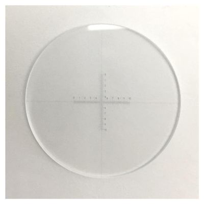 TYZK Microscope Kit Eyepiece Micrometer Cross Ruler Scale DIV 0.1mm Calibration with Different Diameters Microscope Microscope Lens Adapters (Color : Diameter 25mm)