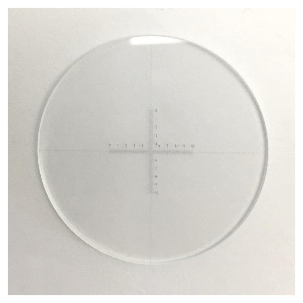 TYZK Microscope Kit Eyepiece Micrometer Cross Ruler Scale DIV 0.1mm Calibration with Different Diameters Microscope Microscope Lens Adapters (Color : Diameter 27mm)