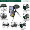 40X60 Monocular Telescope High-Power Low-Light-Vision - for Adults with Smartphone Holder-for Stargazing Bird Watching Hunting Hiking Camping Gifts for Man view 3