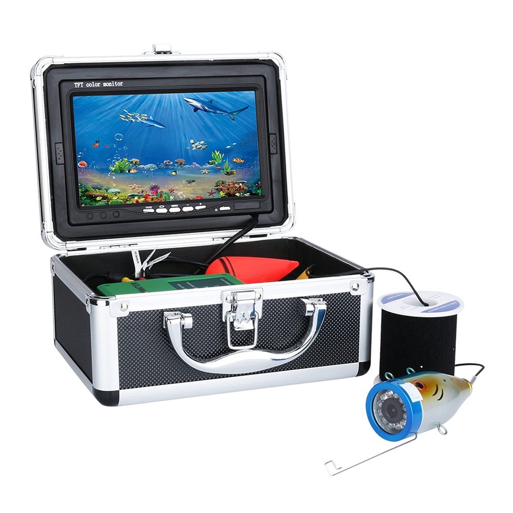 YBDZSW Fishing Camera Video Fish Finder 7" Inch 1000tvl Underwater Fishing Video Camera Kit 12 PCS LED Infrared Lamp Lights Video Fish Finder Lake Under Water Fish (Color : IR LED 30M Cable)