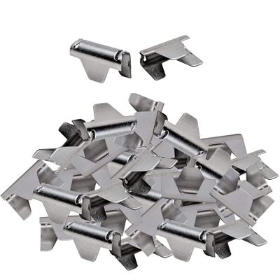 Huyfoig 60 Pack Sofa Spring Repair Kit, Upholstery Stay Wire Clips for Sofa,and Chair Spring Repair,Couch,Connectors to Attach Springing Wire to Springs