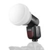 Godox AK-R22 Diffusion Dome Flash Diffuser Modifier, Collapsible Soft Light Diffuser for Godox V1 V1-C V1-N V1-S V1-F V1-O V1-P Round Head Flash, AD100Pro and AD200Pro(with H200R) Speedlight view 4