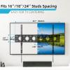 Height Adjustable TV Wall Mount, Bracket for Most 42-86 inch LED, LCD Monitor and Plasma TVs, Holds up to 132lbs, Max VESA 600x400mm by XINLEI (MFA6) view 4
