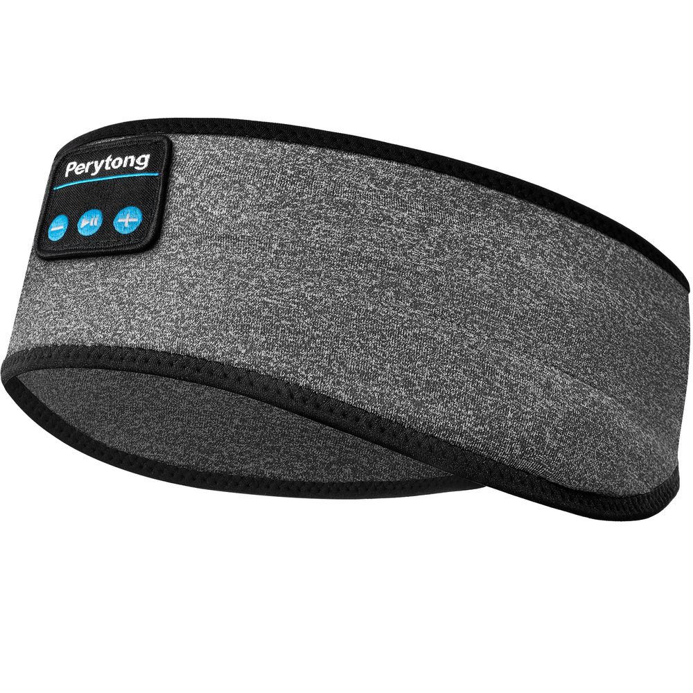 Perytong Bluetooth Sleep Headphones Headband with HD Speakers - Noise Cancelling, for Side Sleepers, Workout, Jogging, Yoga