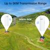 Wireless Bridge, UeeVii CPE820 5.8G Point to Point for Starlink WiFi Extender Signal Booster with 16dBi Antenna, Long Range Up to 3KM, Plug and Play,24~48V PoE, IP65 Waterproof for Barn Shop,2-Pack view 2