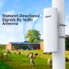 Wireless Bridge, UeeVii CPE820 5.8G Point to Point for Starlink WiFi Extender Signal Booster with 16dBi Antenna, Long Range Up to 3KM, Plug and Play,24~48V PoE, IP65 Waterproof for Barn Shop,2-Pack view 4