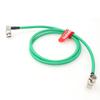 DRRI Canare12G-SDI 4K UHD Right-Angle BNC to Right-Angle BNC Coaxial Cable for Video Monitor (1M, Green) view 2