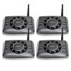 Wuloo Hands-Free Intercoms Wireless for Home Business, Upgrade Two Way Audio Intercom System for Elderly, Full Duplex Room to Room Intercom with 5280 ft Range Clear Sound Anti-Interference, Pack of 4 view 1