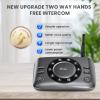 Wuloo Hands-Free Intercoms Wireless for Home Business, Upgrade Two Way Audio Intercom System for Elderly, Full Duplex Room to Room Intercom with 5280 ft Range Clear Sound Anti-Interference, Pack of 4 view 2
