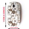 2.4G Wireless Mouse with Cute Pattern Design for All Laptops and Desktops with Nano Receiver - Apricot view 2