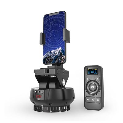 Motorized Panoramic Tripod Head,YT-1200 2.4G Remote Control Universal Horizontal/Vertical Adjustable,1kg Load,Motorized Pan and Tilt Head,for Photography Vlog,for Phone Camera SLR