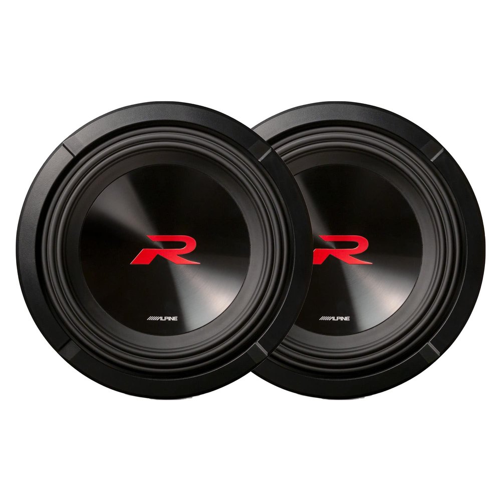 Alpine 2-R2-W10D2 Next-Generation 10" R-Series Subwoofers with Dual 2-Ohm Voice Coils