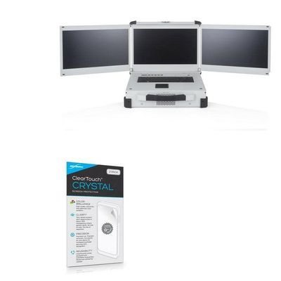 BoxWave Screen Protector Compatible with Acme Portable Machines NotePAC III Pro V (17.3 in) - ClearTouch Crystal (2-Pack), HD Film Skin - Shields from Scratches