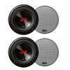 Alpine 2-R2-W12D4 Next-Generation 12" R-Series Subwoofers Dual 4-Ohm with 2-KTE-12G.3 Grills view 1