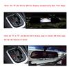 Diydeg Backup Camera and Monitor Kit, 4.3" HD Car Vehicle Rearview Mirror Monitor with 8 LED Night Vision, Car Recorder Rearview Mirror Camera for Cars,Trucks,Minivans,SUVs view 2