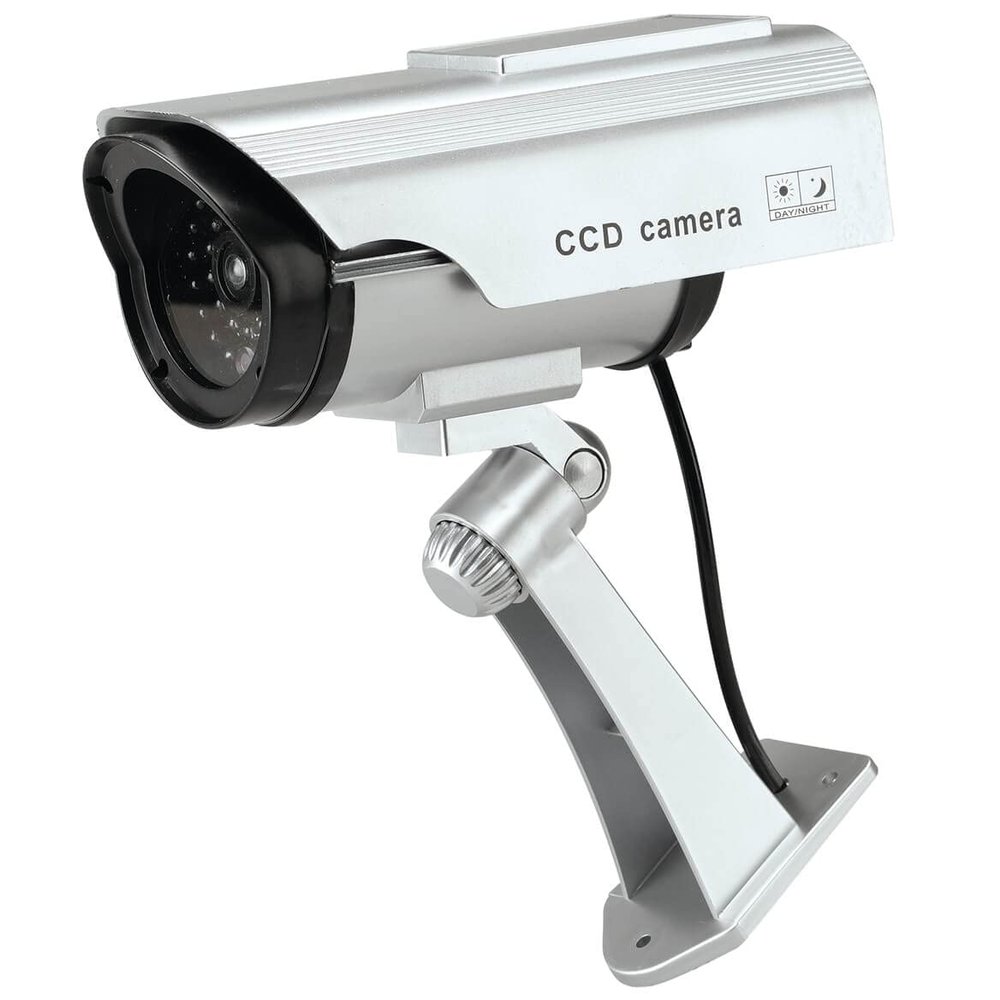 Fox Valley Traders Silver Mock Solar Security Camera
