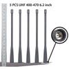 5pcs UHF Whip Antenna 6.5 Inch - Compatible with Standard VX-451 VX-454 VX-459 EVX-531 EVX-534 EVX-539 EVX-571 EVX-581 - High Gain Replacement Antenna for Two-Way Radios view 2