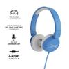 Altec Lansing Over The Ears Kids Headphones - Volume Limiting Technology for Developing Ears, Ages 3-5, Perfect for Learning from Home, Blue view 2