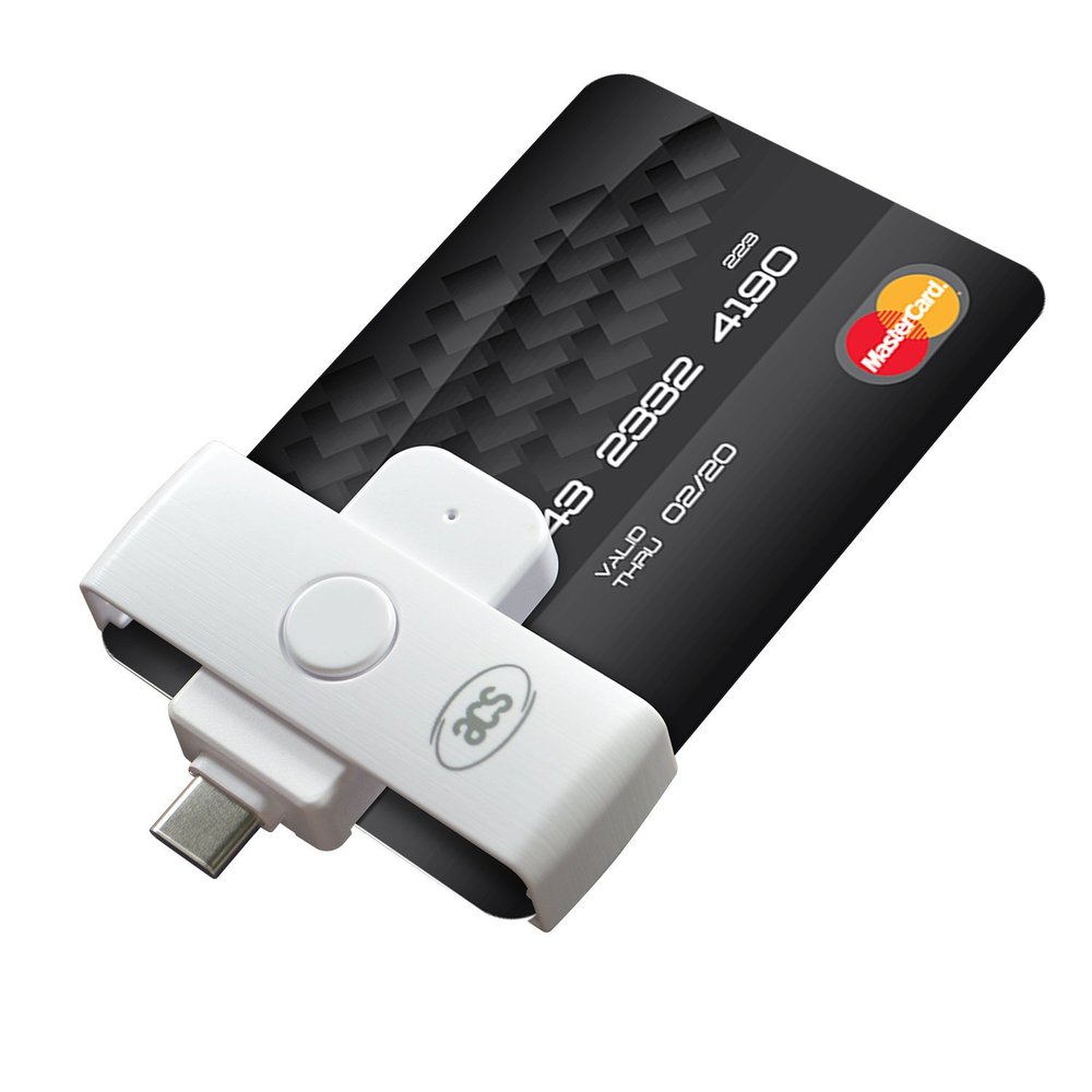 ACR39 PocketMate II - USB 2.0 Type-C Contactless Smart Card Reader Connector Plug and Play - CCID Support Mobility Swivel Motion Design