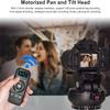 Motorized Pan Tilt Head, 360 Rotation Motorized Panoramic Head, Remote Control Pan Tilt Professional Multifunctional Motorized Panoramic Head, for Mobile Phone Camera, 1Kg Load view 4