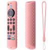 6.2 Inch Silicone Remote case for 2023 Fire TV Stick 4K Max 2nd/Fir TV Omni Series/FireTV 4-Series Remote,Toshiba/Insignia FirTV Remote Cover with Lanyard(Pink) view 1
