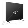 Hisense 43-Inch Class A6 Series 4K UHD Smart Google TV with Alexa Compatibility, Dolby Vision HDR, DTS Virtual X, Sports & Game Modes, Voice Remote, Chromecast Built-in (43A6H) , Black view 3