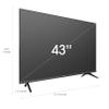 Hisense A4 Series 43-Inch Class FHD Smart Android TV with DTS Virtual X, Game & Sports Modes, Chromecast Built-in, Alexa Compatibility (43A4H, 2022 New Model) ,Black view 2