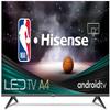 Hisense A4 Series 32-Inch Class HD Smart Android TV with DTS Virtual X, Game & Sports Modes, Chromecast Built-in, Alexa Compatibility (32A4H, 2022 New Model) ,Black view 1
