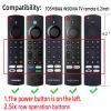 6.2 Inch Silicone Remote case for 2023 Fire TV Stick 4K Max 2nd/Fir TV Omni Series/FireTV 4-Series Remote,Toshiba/Insignia FirTV Remote Cover with Lanyard(Midnight Blue) view 2