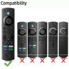 6.2 Inch Silicone Remote case for 2023 Fire TV Stick 4K Max 2nd/Fir TV Omni Series/FireTV 4-Series Remote,Toshiba/Insignia FirTV Remote Cover with Lanyard(Midnight Blue) view 3