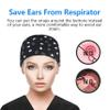 QBA Adjustable Working Cap with Button, Satin Lined Hat, Cotton Working Hat Sweatband, Elastic Bandage Tie Back Hats for Women & Men, One Size view 4