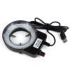 Lab Microscope Slides Illuminator Lamp for Stereo Zoom Microscope, Adjustable 0-100% Led Lamp Microscope Parts (Color : Black with Adapter 2) view 4