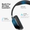 COOSII H300 Wireless Headphones Bluetooth with Microphone, Over Ear Headsets with USB Dongle & Mute, Environmental Noise Cancelling Retractable Mic for Work Office Meeting Laptop Computer (Black) view 3