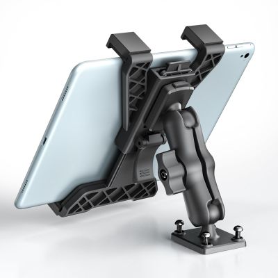 OHLPRO Tablet Holder for Truck, Heavy Duty Drill Base Tablet Car Mount for iPad, mini, Samsung Galaxy (7" - 11") for Dashboard, Desks, Tabletop, ipad Mount Great for Wall, Commercial Vehicles