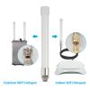 Nelawya WiFi Antenna Dual Band 2.4GHz 5GHz 5.8GHz 8dBi RP-SMA SMA Male Outdoor Indoor Antenna with 10ft KMR195 Cable for WiFi Router Hotspot Security IP Camera view 3