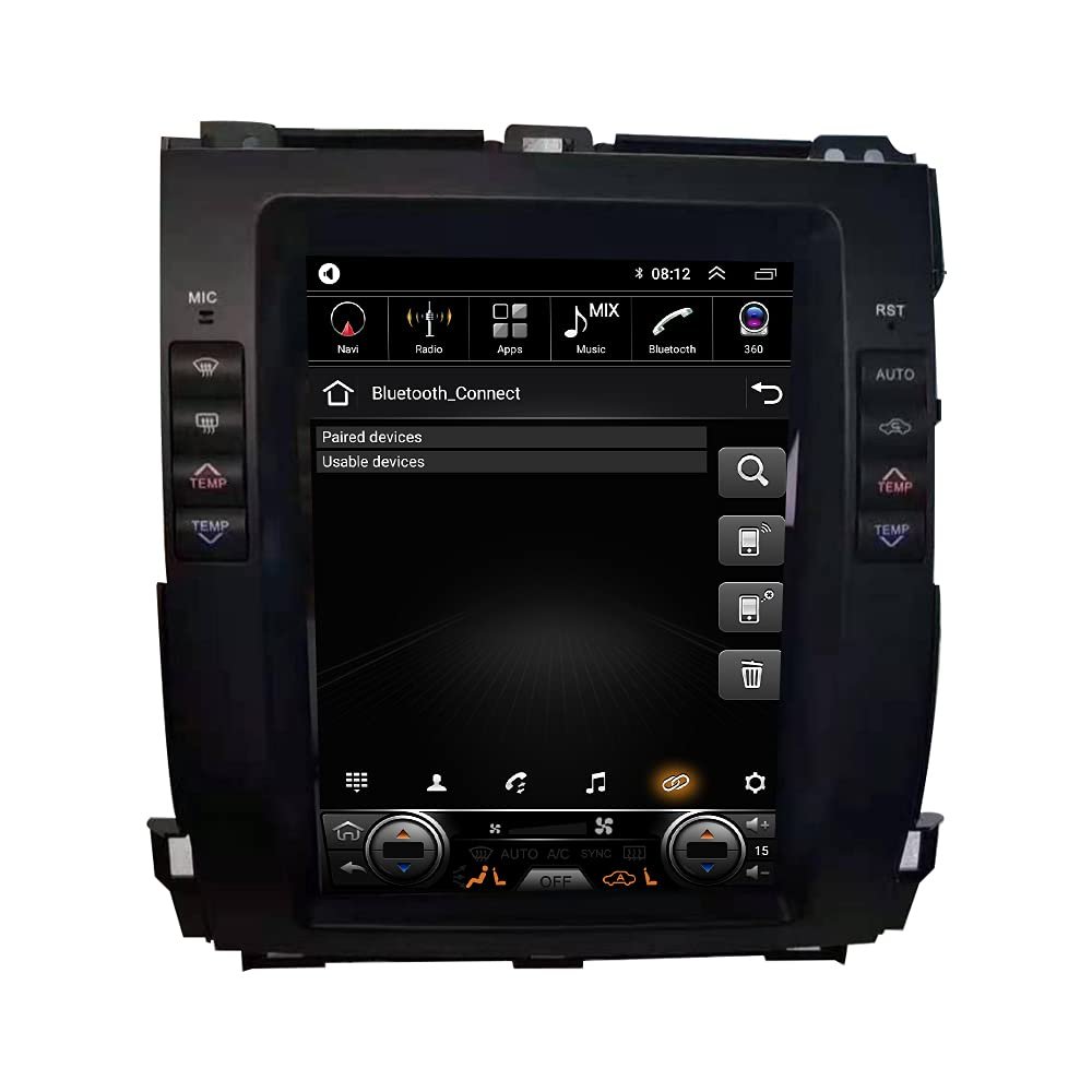 10.4 inches Android 10 Autoradio Car Navigation Stereo Multimedia Player GPS Radio 2.5D IPS Touch Screen forToyota Prado 2002-2009