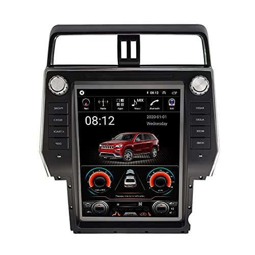 12.1 inches Android 10 Autoradio Car Navigation Stereo Multimedia Player GPS Radio 2.5D IPS Touch Screen forToyota Prado 2018