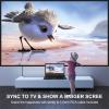 YOOHOO 16.9" Portable DVD Player with 14.1" Swivel HD Large Screen, DVD Player Portable with 6Hrs Playtime, Last Memory, Support USB/SD Card/Sync TV, Region-Free, Support Multiple Discs, Black view 3