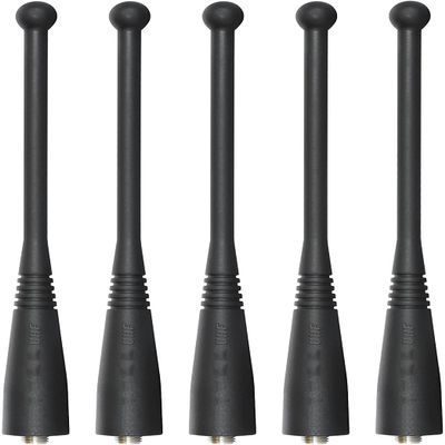 5-Pack NAE6549 403-520MHz Flexible Whip Antennas for XTS5000, XTS2500, XTS3000 & More Radios (XTS1500, MT2000, MT1500, MTS2000, HT Series)