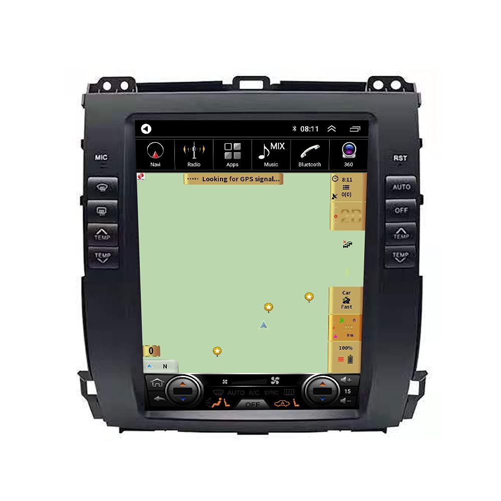 10.4 inches Android 10 Autoradio Car Navigation Stereo Multimedia Player GPS Radio 2.5D IPS Touch Screen forToyota Prado 2002-2009