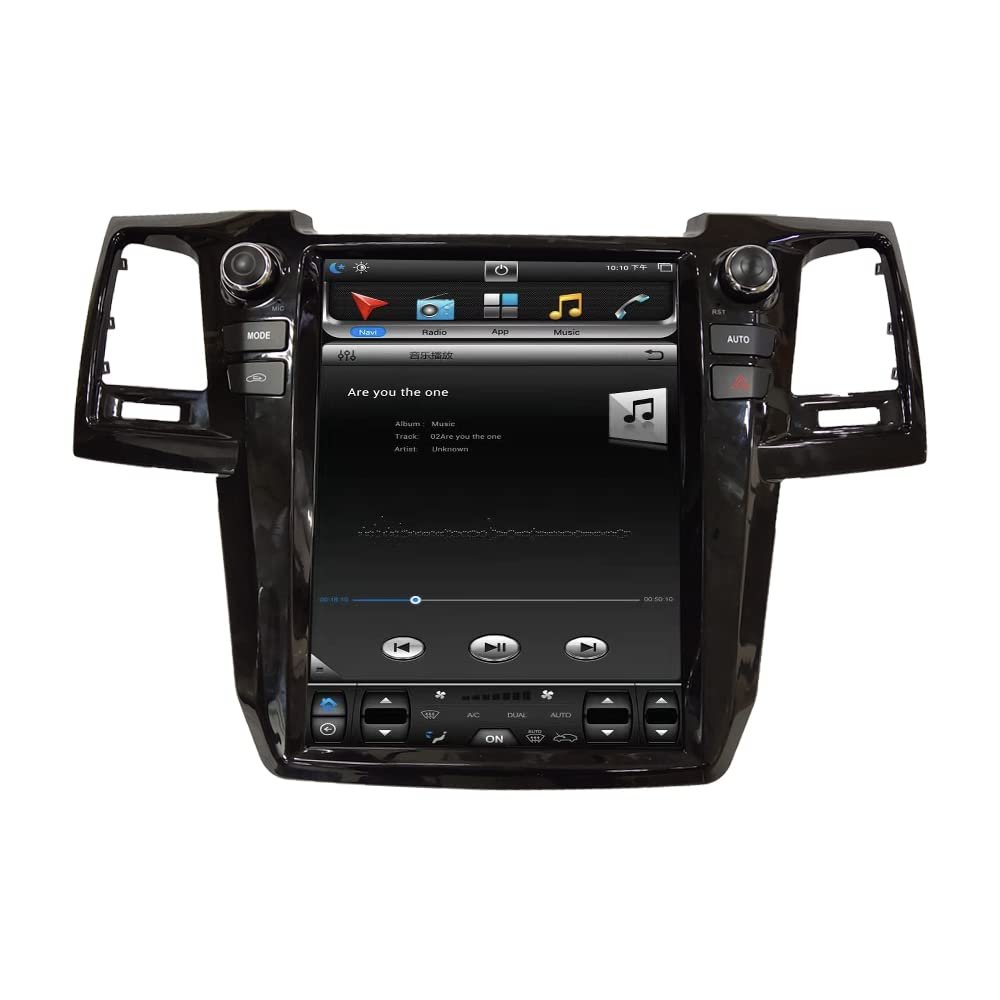12.1 inches Android 10 Autoradio Car Navigation Stereo Multimedia Player GPS Radio 2.5D IPS Touch Screen forToyota Fortuner Hilux 2008-2016