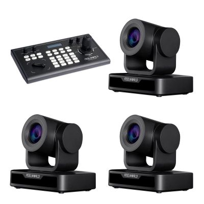 FEELWORLD 3X USB10X PTZ Camera and KBC10 PTZ Controller Bundle