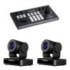 FEELWORLD 2X USB10X PTZ Camera and KBC10 PTZ Controller Bundle view 1