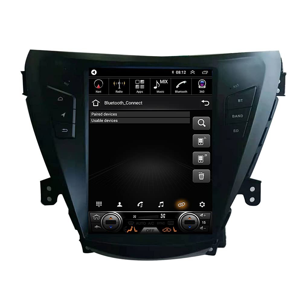 10.4 inches Android 10 Autoradio Car Navigation Stereo Multimedia Player GPS Radio 2.5D IPS Touch Screen forHYUNDAI Elantra 2011-2012