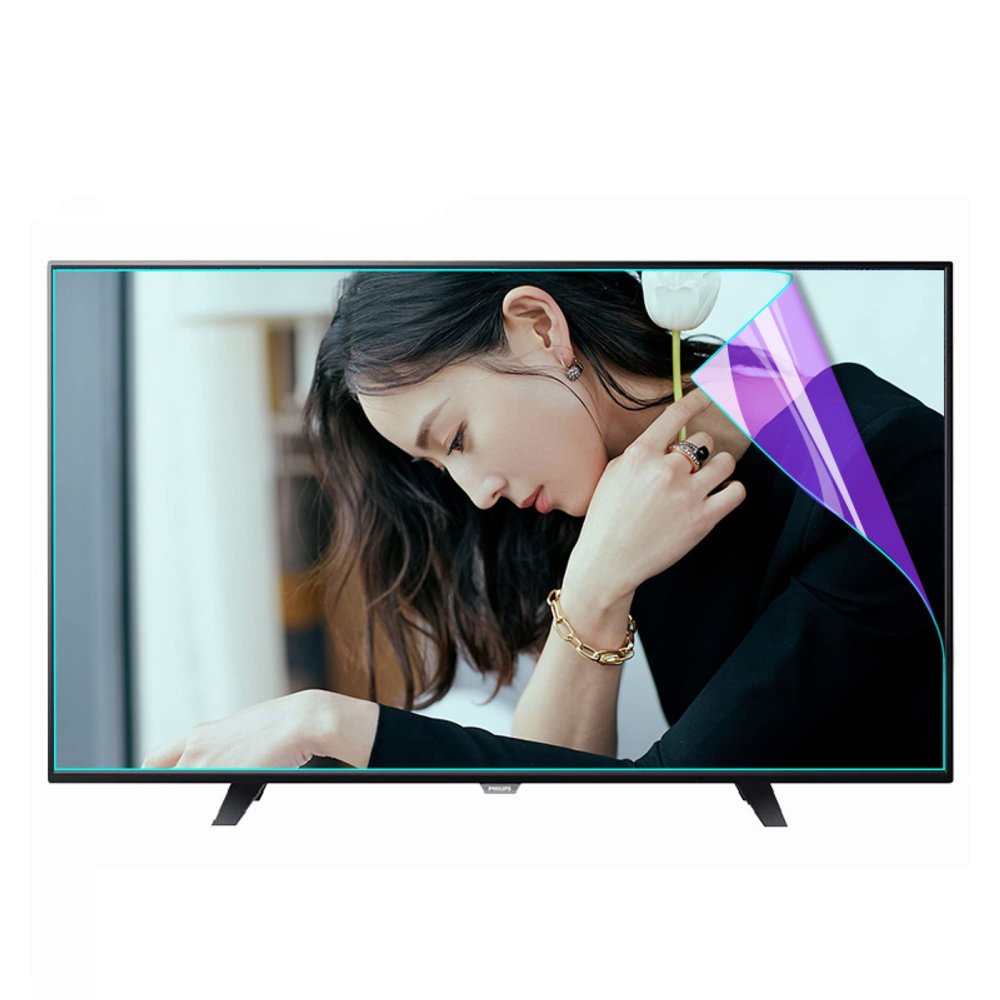 Anti Blue Light 32-75 Inch TV Screen Protector, Anti-UV/Anti-Glare/Anti-Scratch Film Ultra-Clear Filter for LCD, LED, OLED & QLED 4K HDTV/A / 75 Inches 1645x930 mm