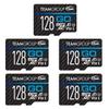 TEAMGROUP GO Card 128GB x 5 Pack MicroSDXC UHS-I U3 V30 4K for Action Cameras & Drone High Speed Flash Memory Card with Adapter for Outdoor Sports&Vlog, 4K Shooting,GoPro&Insta360&DJI TGUSDX128GU363 view 1